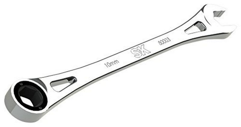 SK Tools USA 10MM  6 Point  X-Frame Combination Ratcheting Wrench | 80003 - Image 1